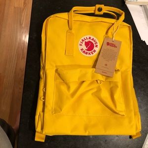 Yellow Classic Kanken Backpack